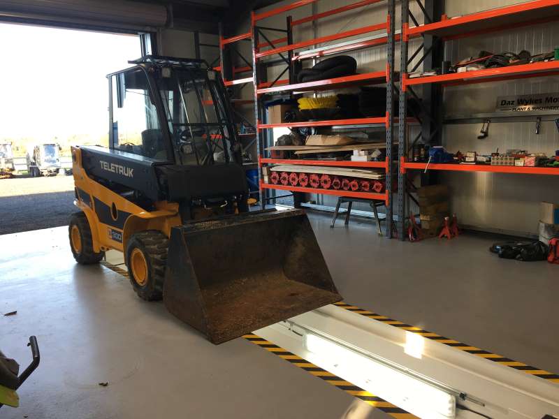 Inspection Pit for Ground Care Machinery Servicing in Carlisle, Cumbria