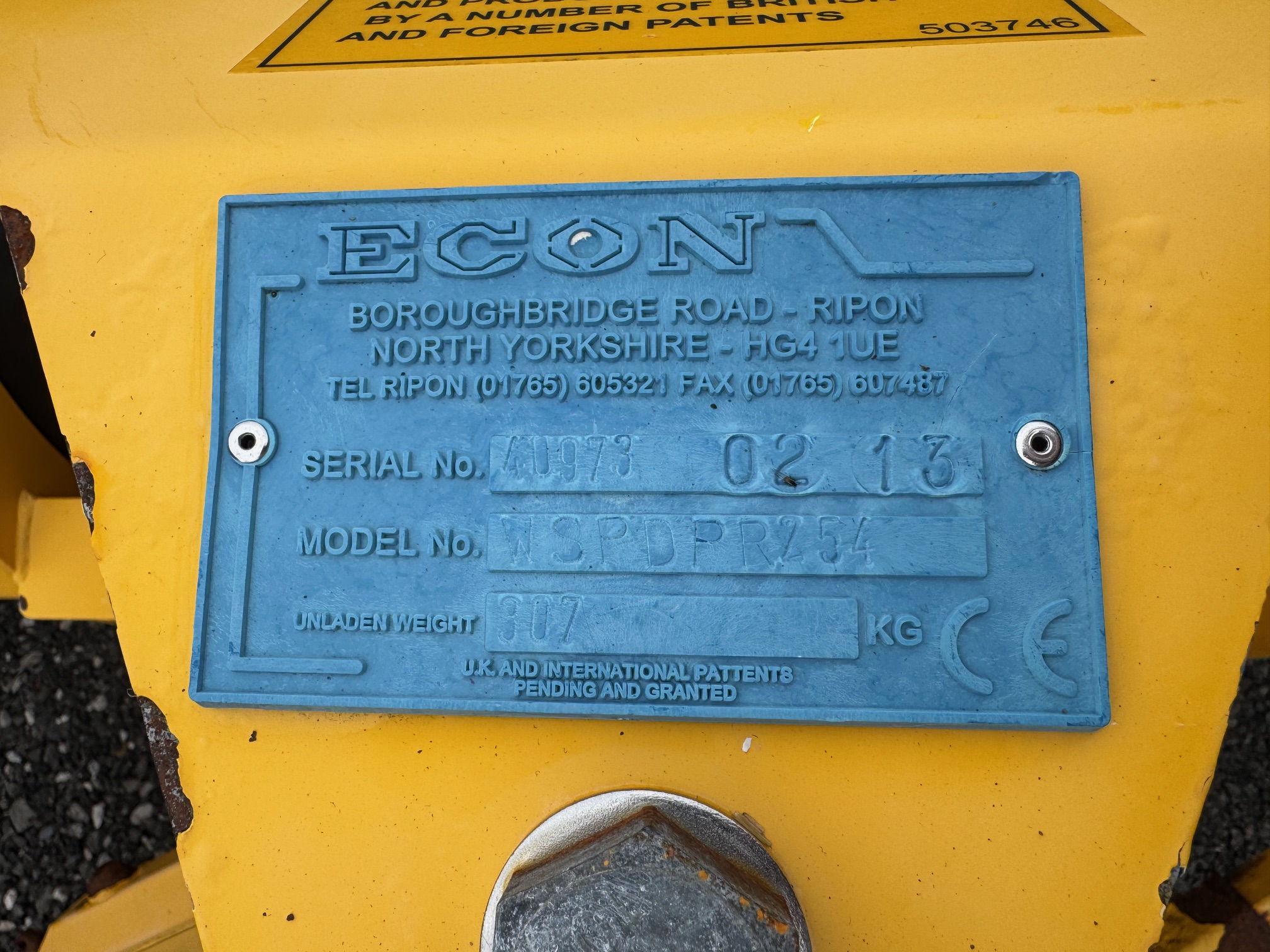 Econ Snow Plough - 8 Foot