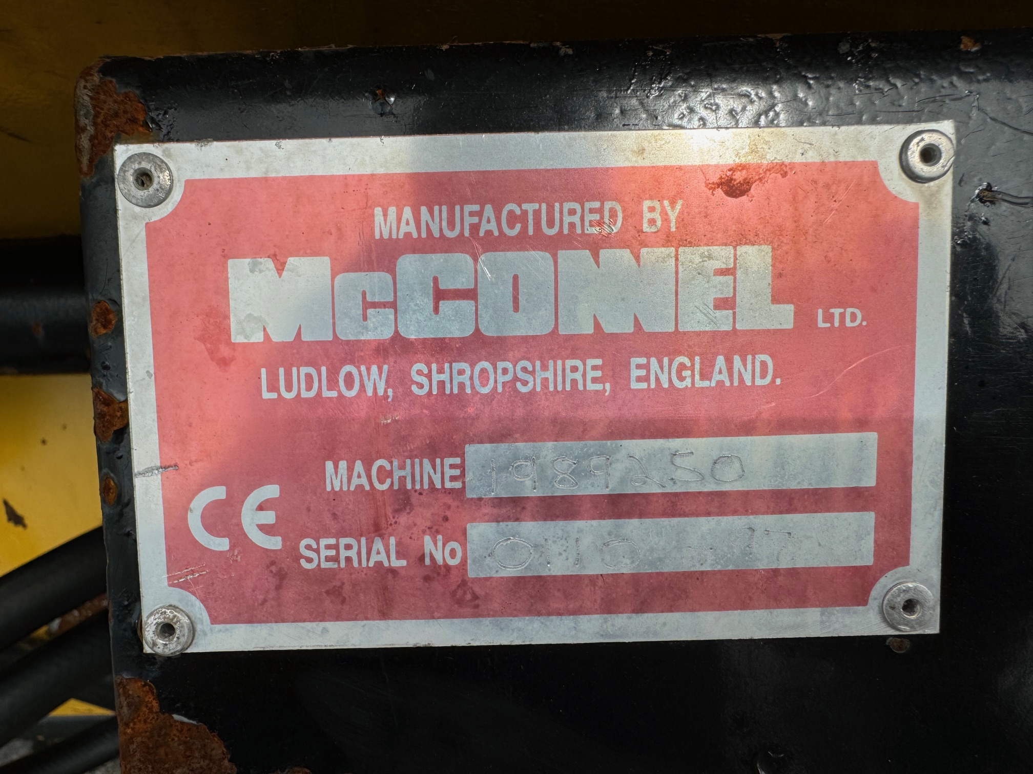 Mcconnel tractor top dresser