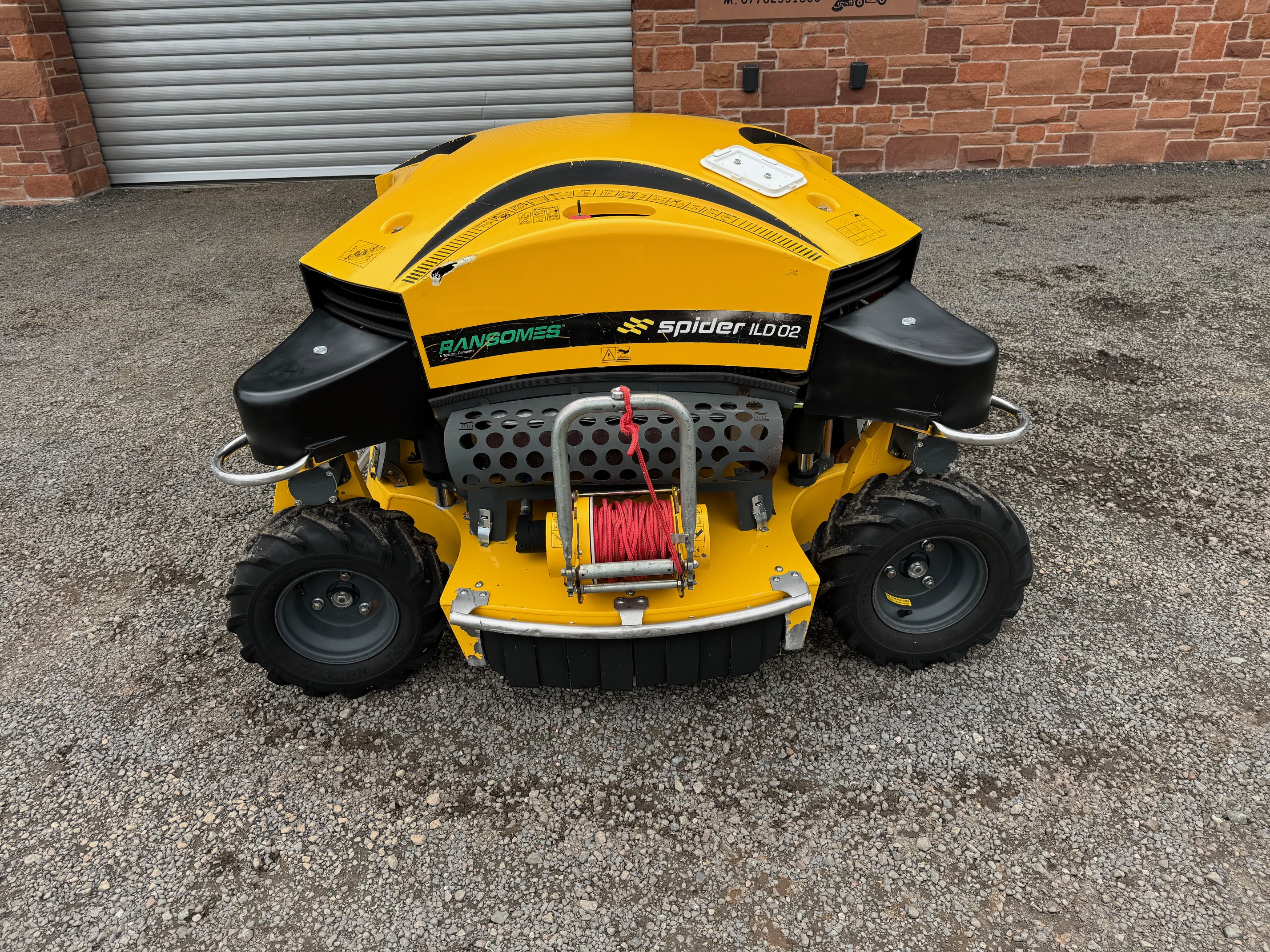 Ransomes spider ild02 remote control bank mower 