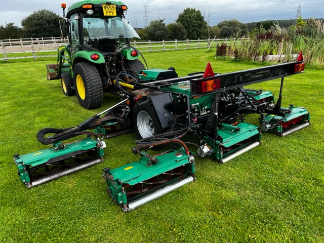 Ransomes TG4650 tractor trailer mower / 7 gang unit