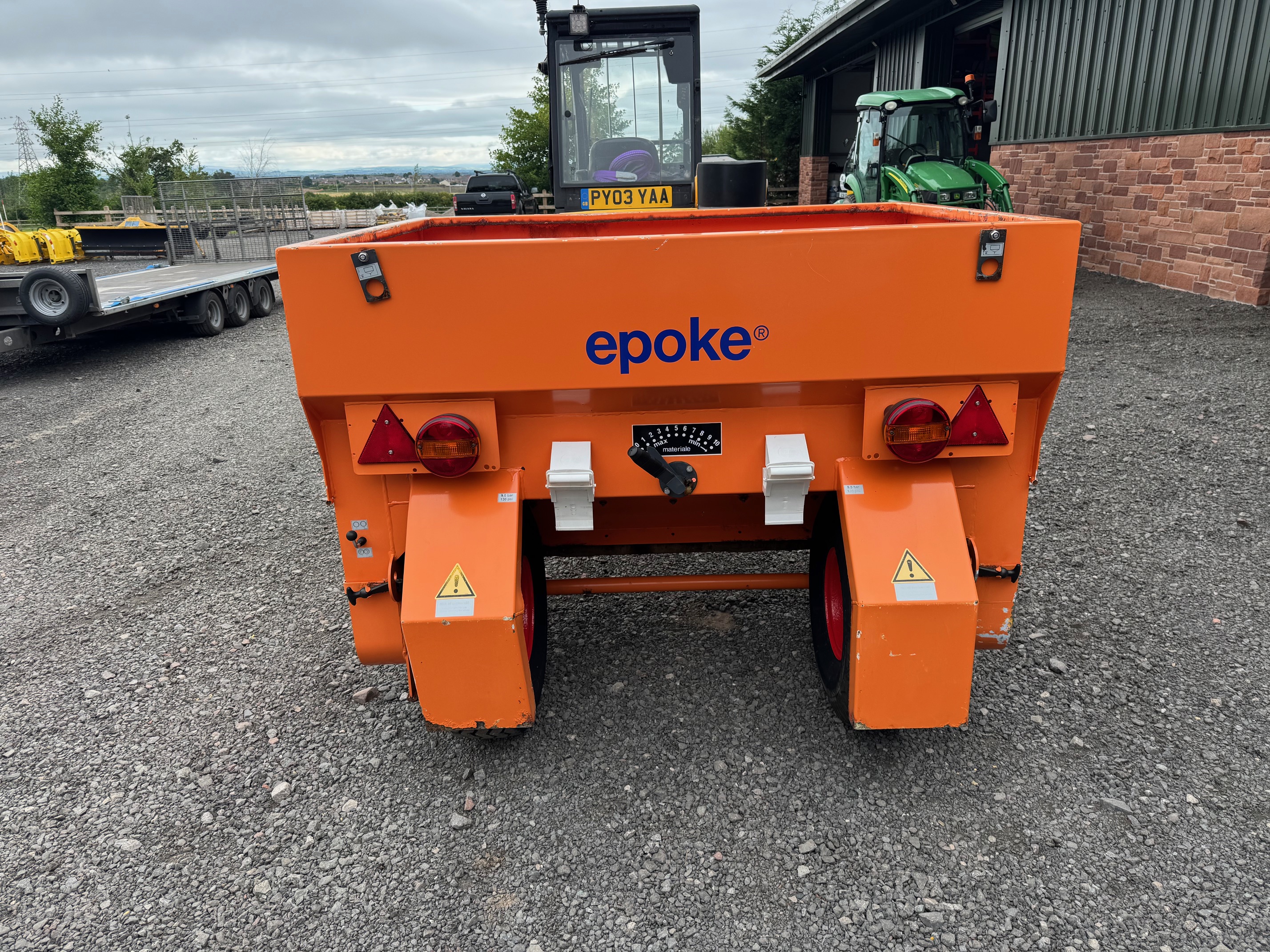 Epoke SKE 15 Gritter Trailer / Salt Spreader