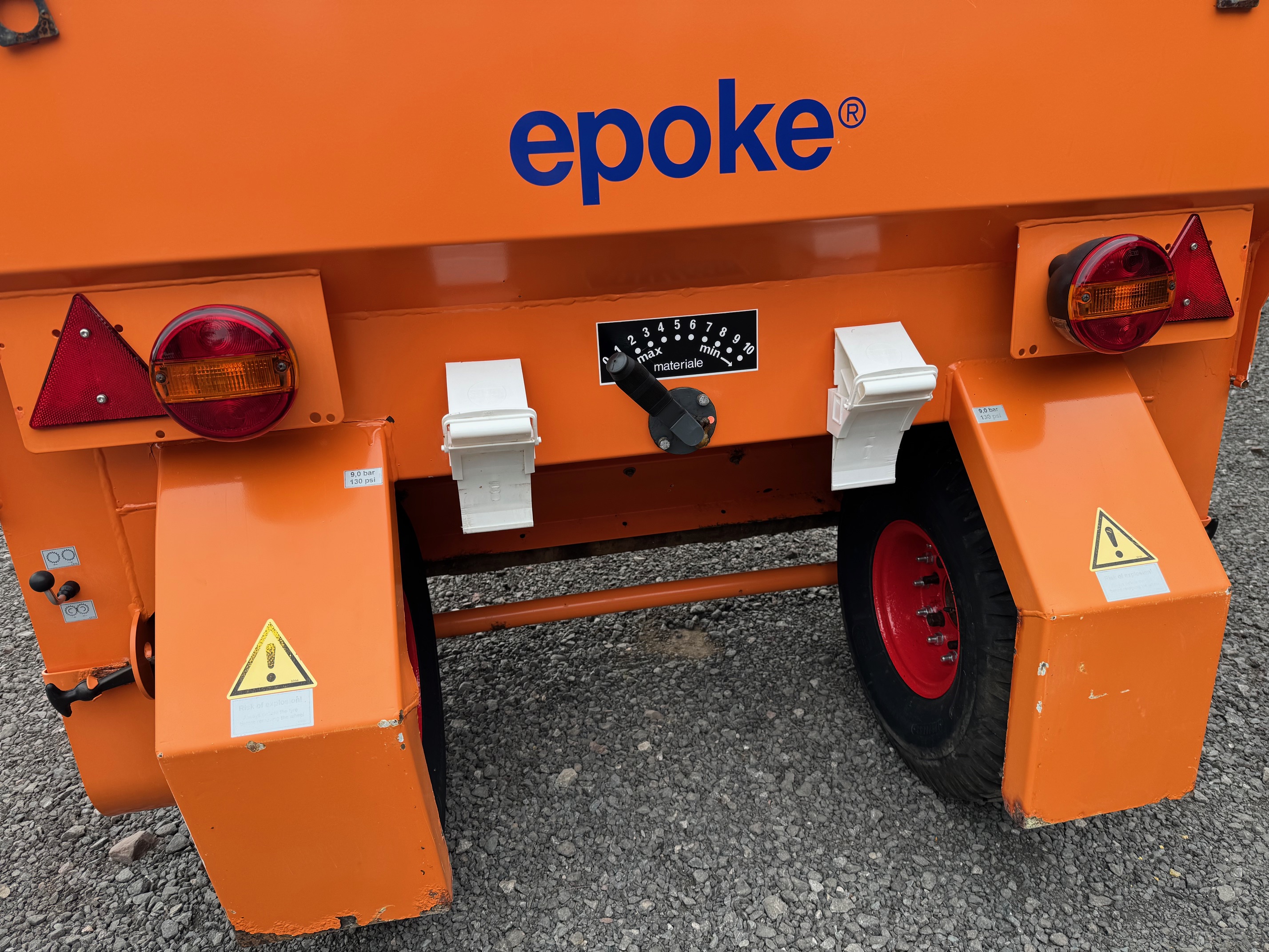 Epoke SKE 15 Gritter Trailer / Salt Spreader