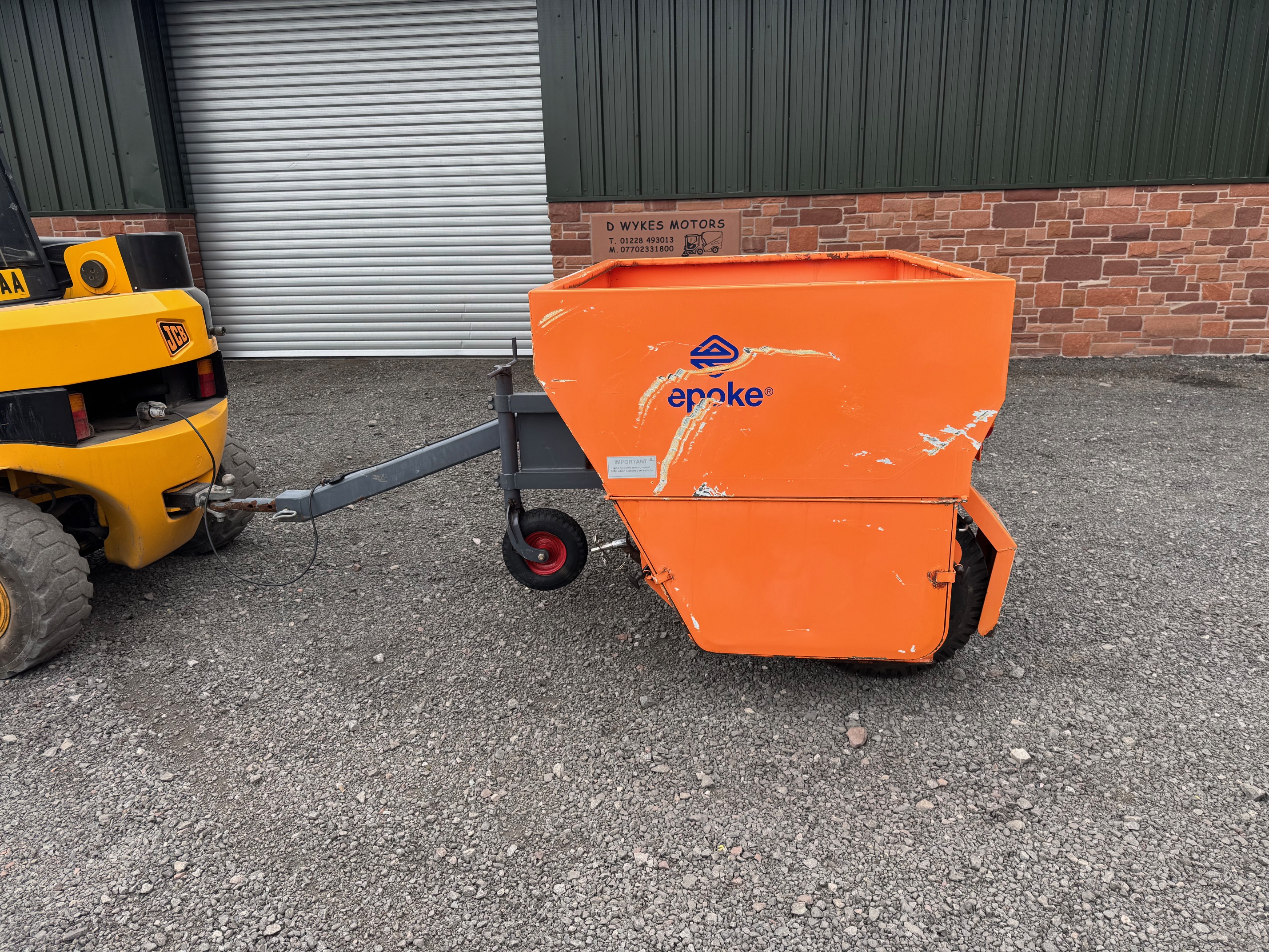 Epoke SKE 15 Gritter Trailer / Salt Spreader