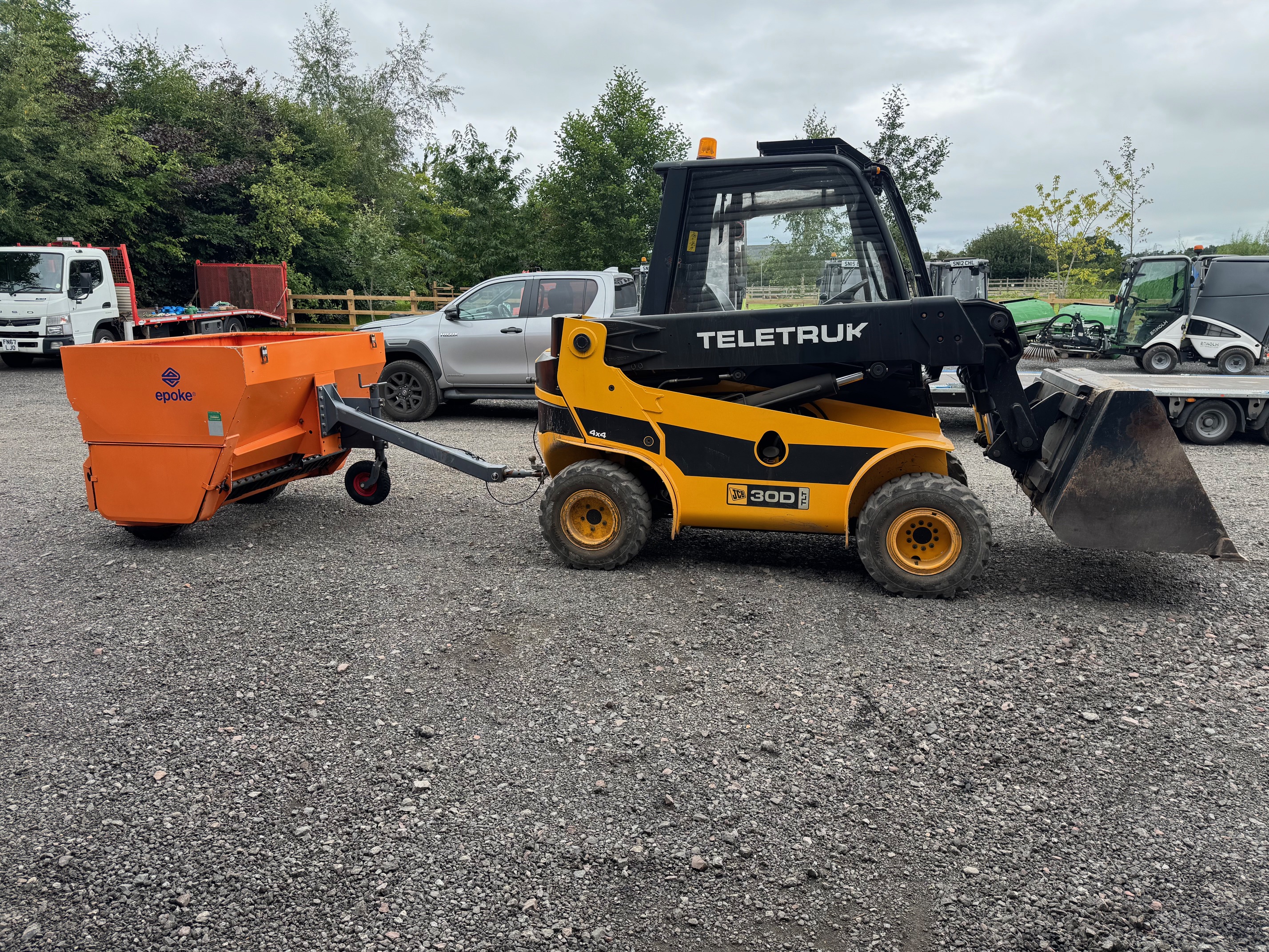 Epoke SKE 15 Gritter Trailer / Salt Spreader