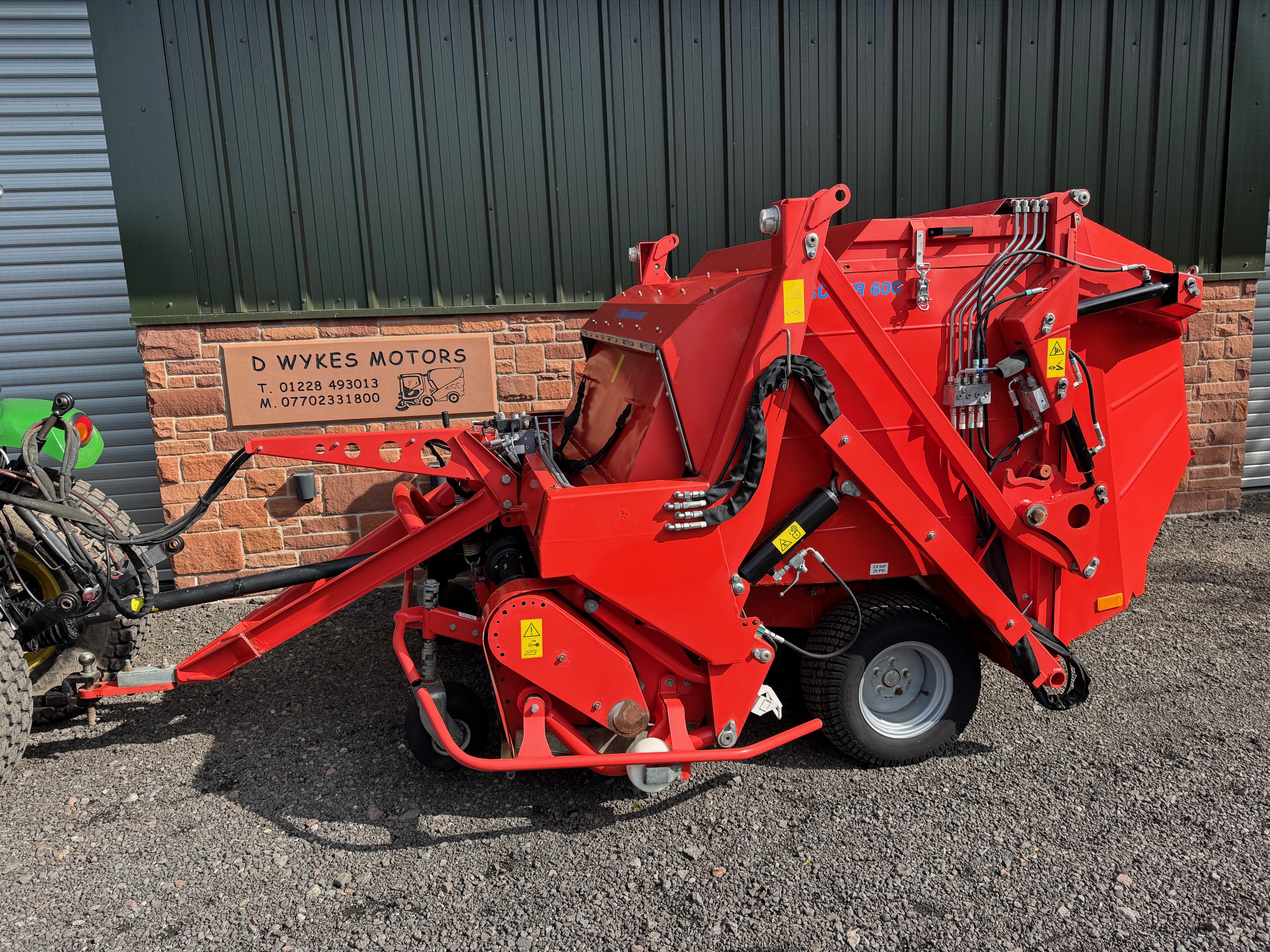 Wiedenmann Super 600 Flail Mower Grass Collector / Scarifier