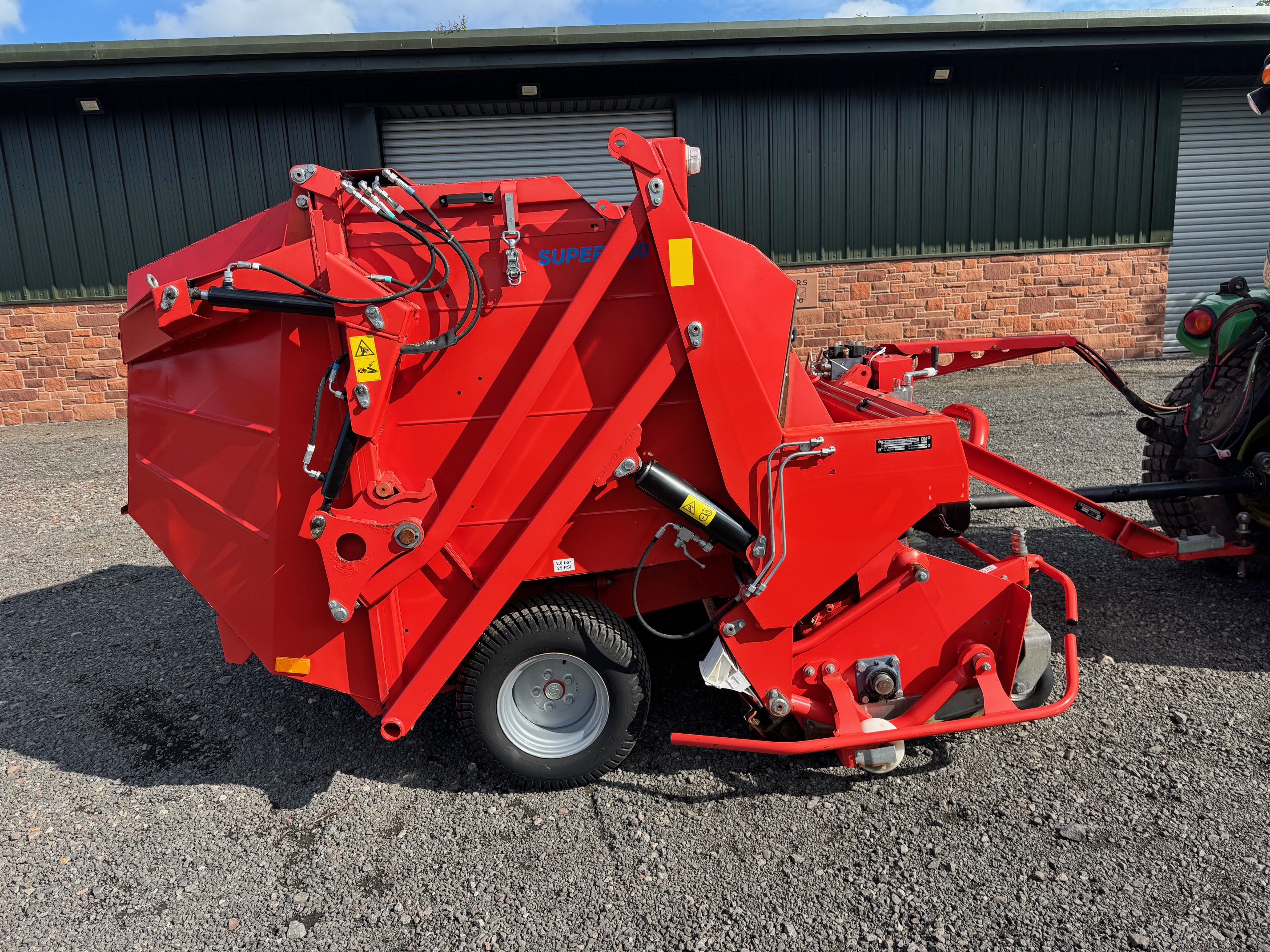 Wiedenmann Super 600 Flail Mower Grass Collector / Scarifier