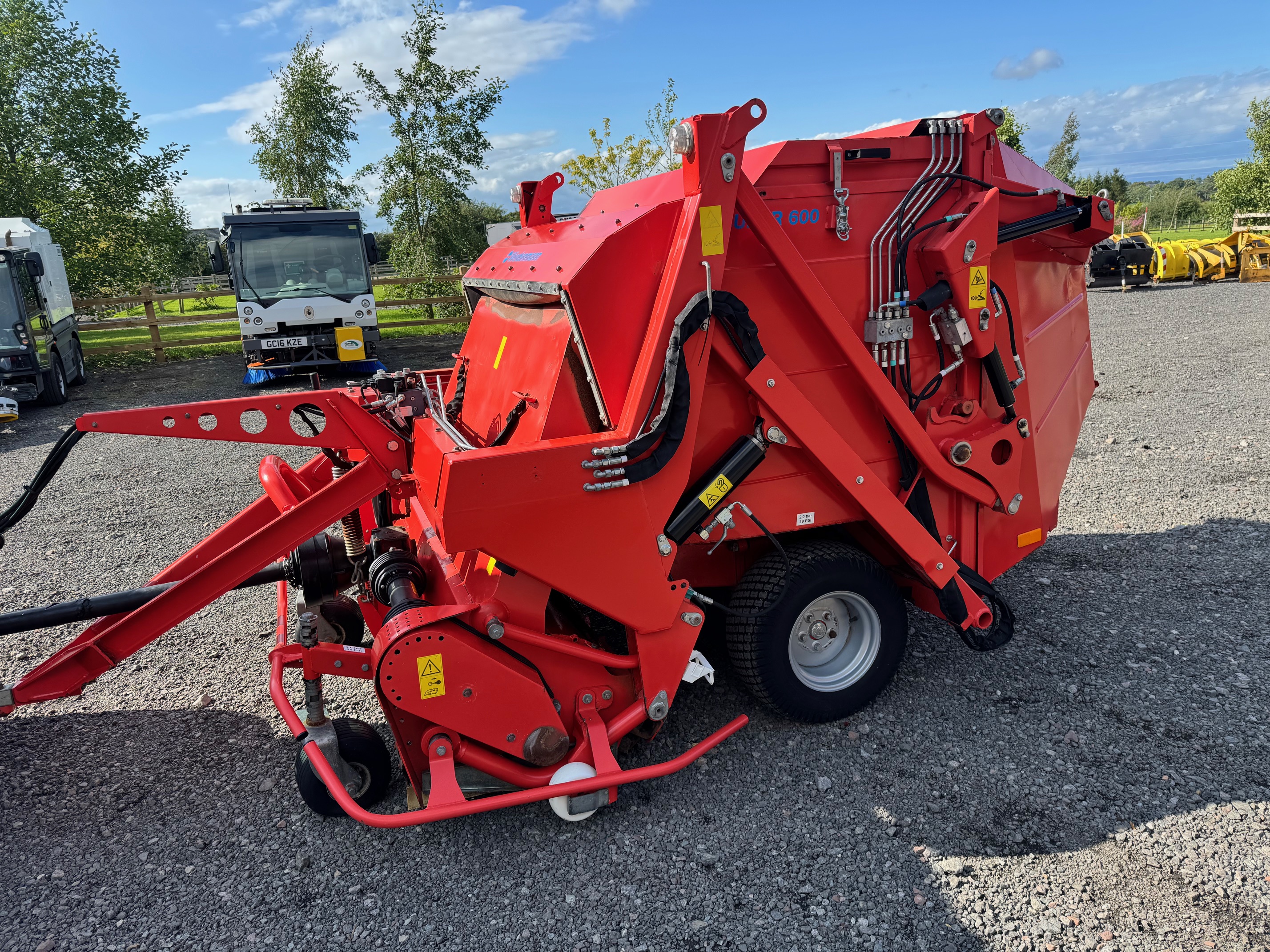 Wiedenmann Super 600 Flail Mower Grass Collector / Scarifier