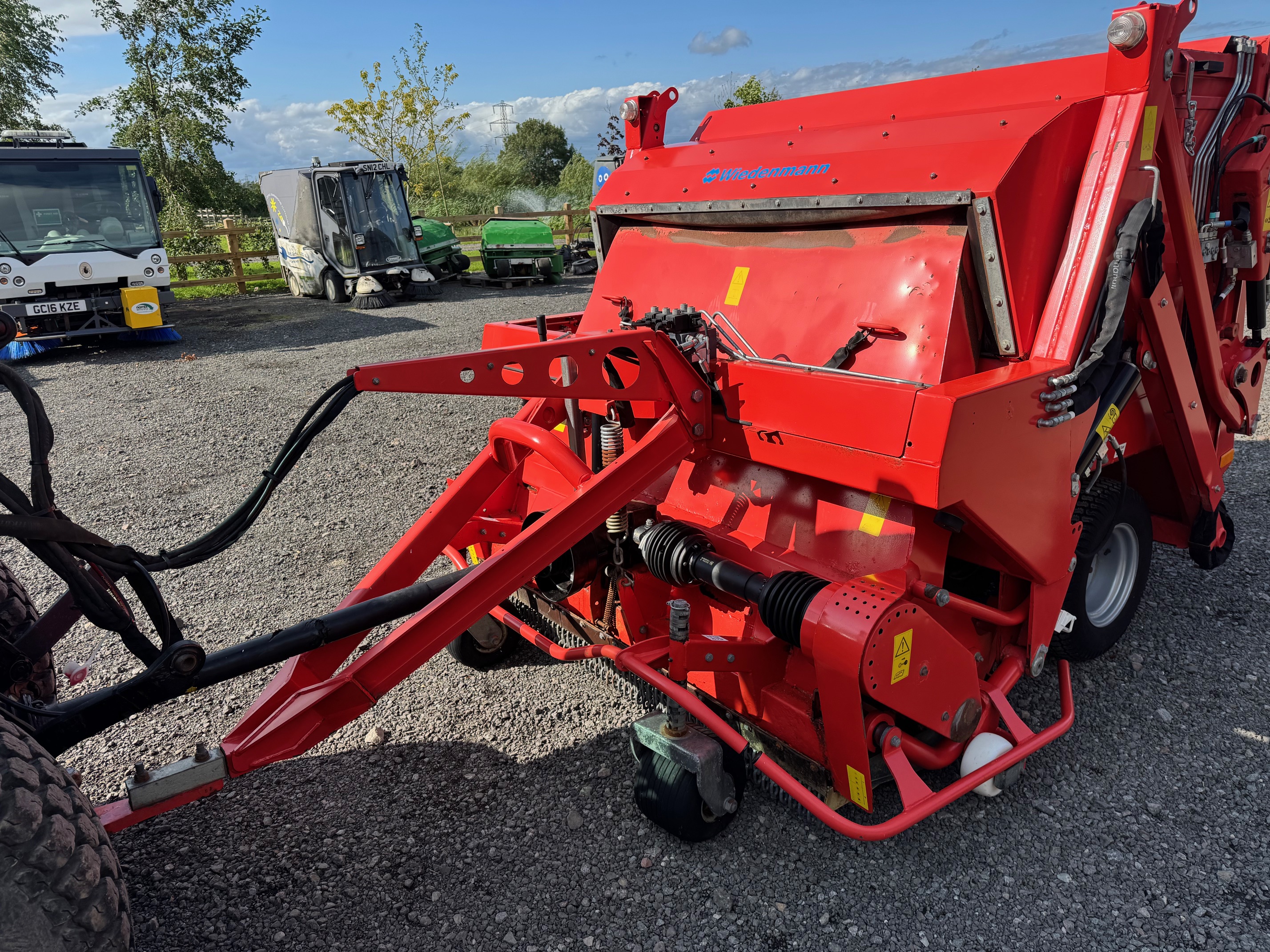 Wiedenmann Super 600 Flail Mower Grass Collector / Scarifier