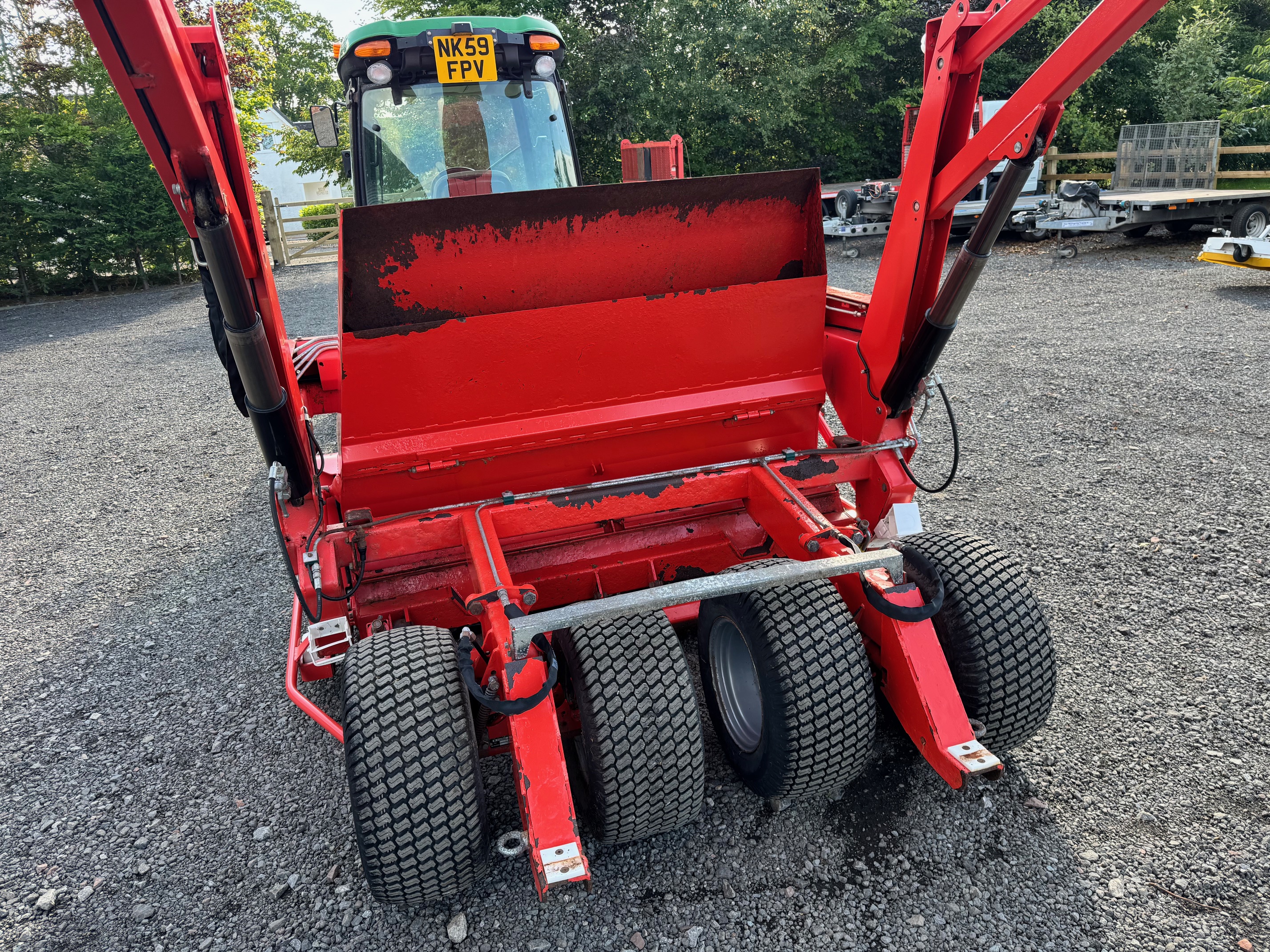 Wiedenmann Super 600 Flail Mower Grass Collector / Scarifier