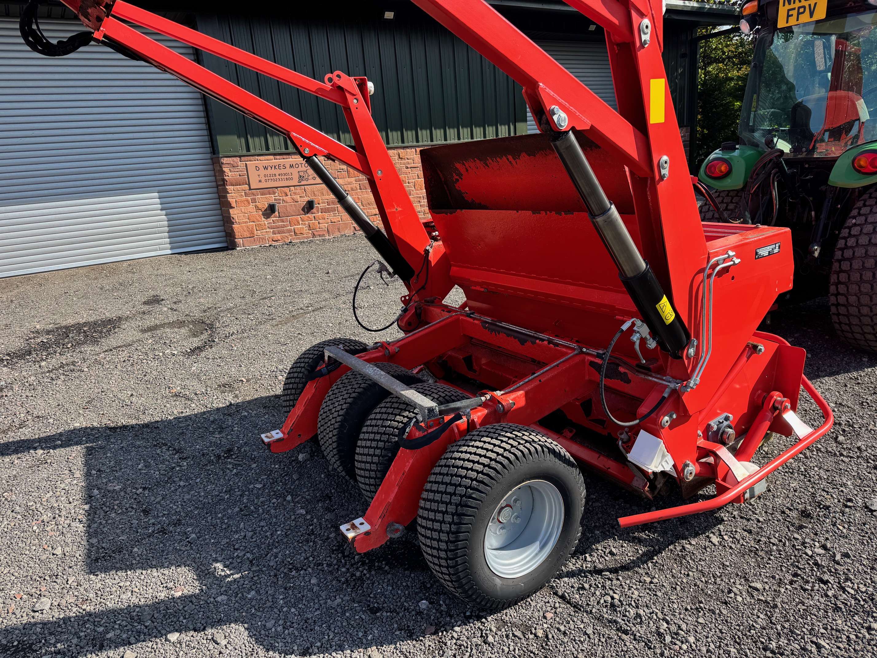 Wiedenmann Super 600 Flail Mower Grass Collector / Scarifier