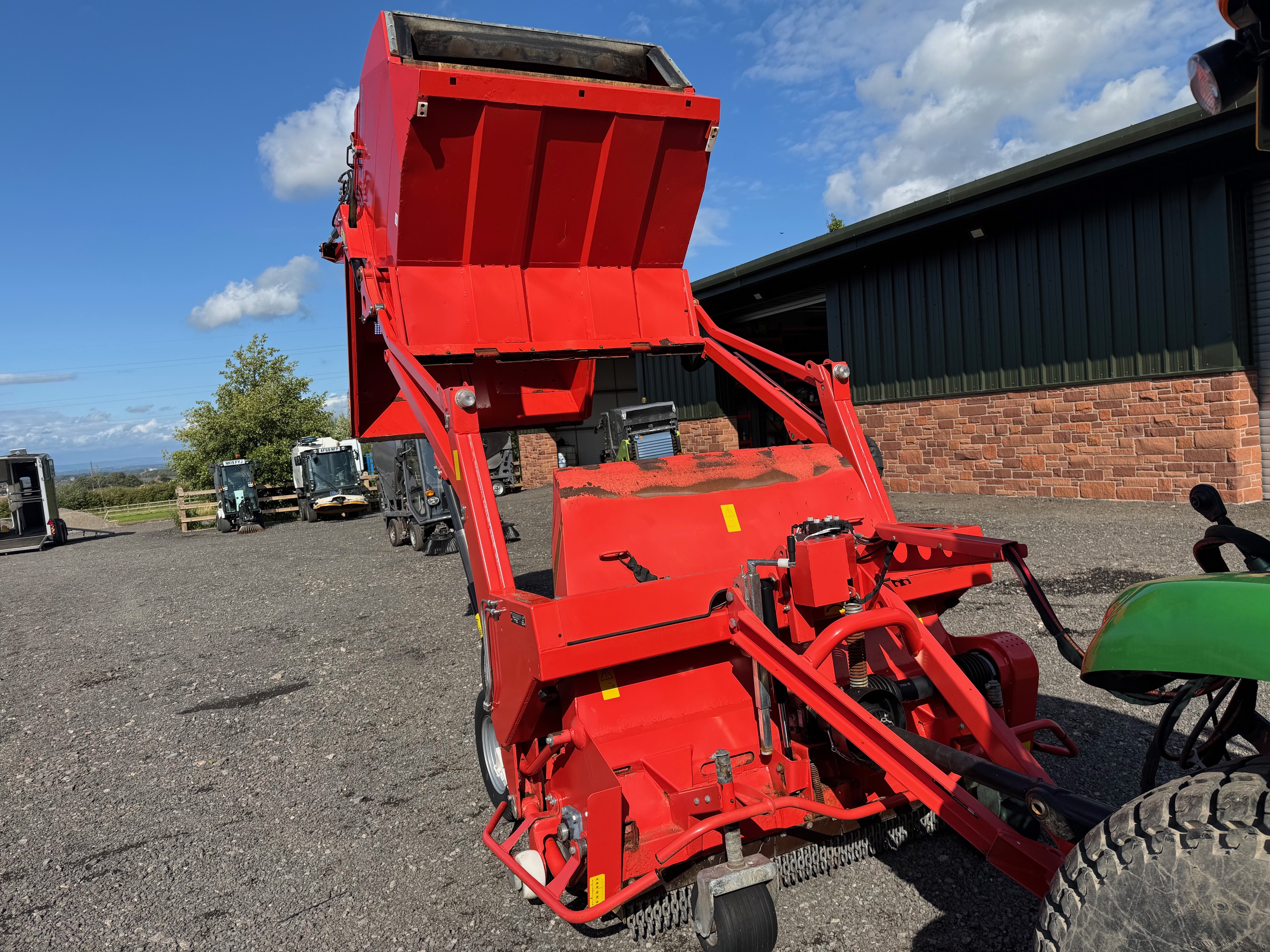 Wiedenmann Super 600 Flail Mower Grass Collector / Scarifier